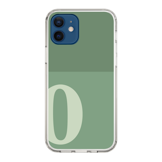 Slim Protection Case［ Original - initial two tone - O green ］