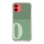 Slim Protection Case［ Original - initial two tone - O green ］