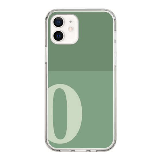 Slim Protection Case［ Original - initial two tone - O green ］