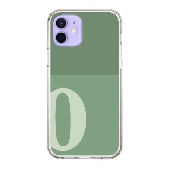 Slim Protection Case［ Original - initial two tone - O green ］
