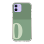 Slim Protection Case［ Original - initial two tone - O green ］