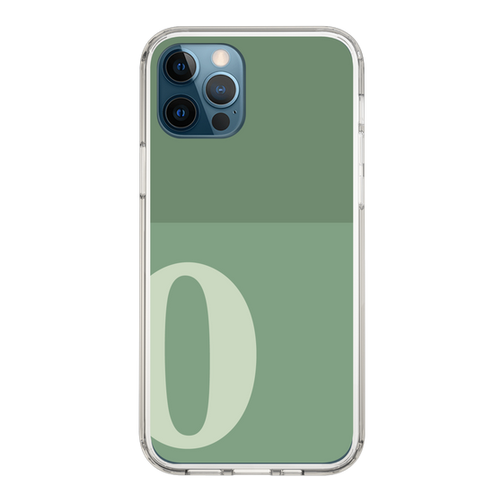 Slim Protection Case［ Original - initial two tone - O green ］