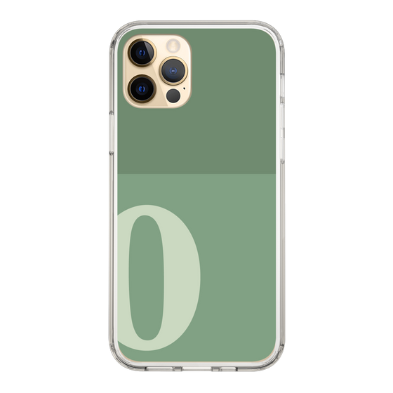 Slim Protection Case［ Original - initial two tone - O green ］