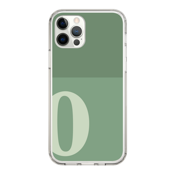 Slim Protection Case［ Original - initial two tone - O green ］