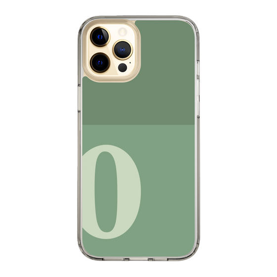 Slim Protection Case［ Original - initial two tone - O green ］