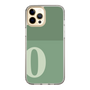 Slim Protection Case［ Original - initial two tone - O green ］