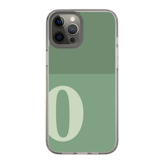 Slim Protection Case［ Original - initial two tone - O green ］