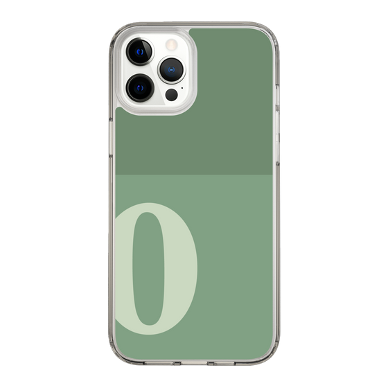 Slim Protection Case［ Original - initial two tone - O green ］