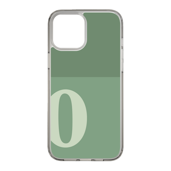Slim Protection Case［ Original - initial two tone - O green ］