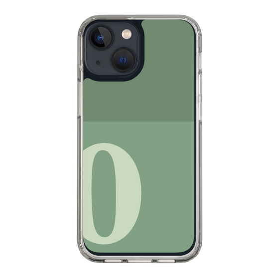 Slim Protection Case［ Original - initial two tone - O green ］