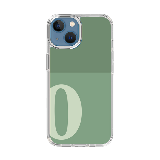 Slim Protection Case［ Original - initial two tone - O green ］