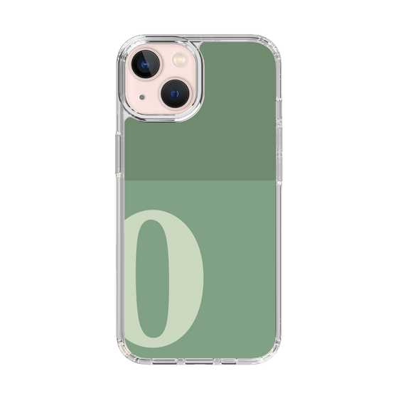 Slim Protection Case［ Original - initial two tone - O green ］