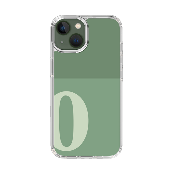 Slim Protection Case［ Original - initial two tone - O green ］