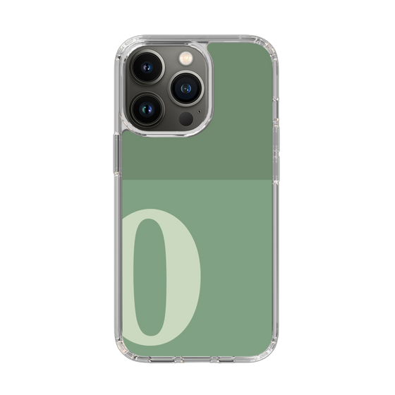Slim Protection Case［ Original - initial two tone - O green ］