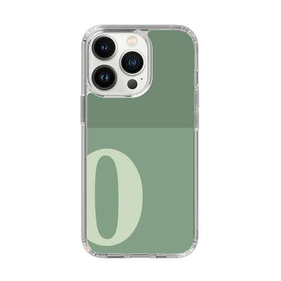 Slim Protection Case［ Original - initial two tone - O green ］