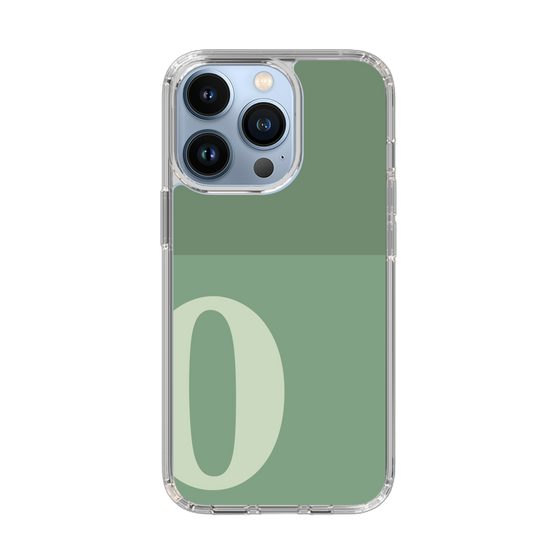 Slim Protection Case［ Original - initial two tone - O green ］