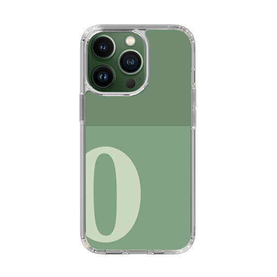 Slim Protection Case［ Original - initial two tone - O green ］