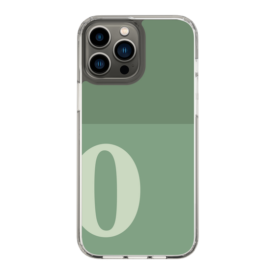 Slim Protection Case［ Original - initial two tone - O green ］