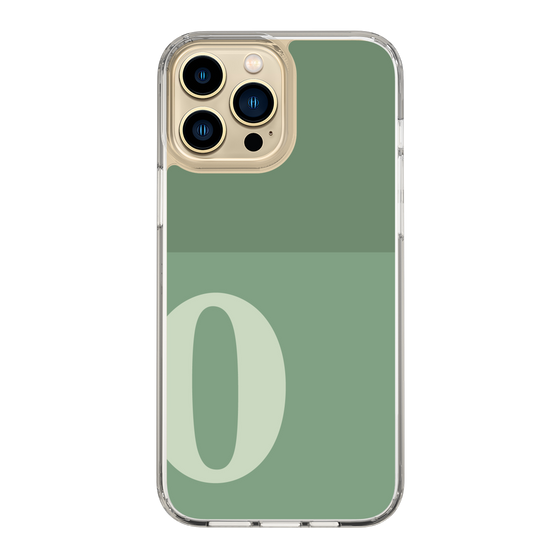 Slim Protection Case［ Original - initial two tone - O green ］