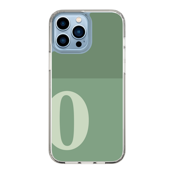 Slim Protection Case［ Original - initial two tone - O green ］