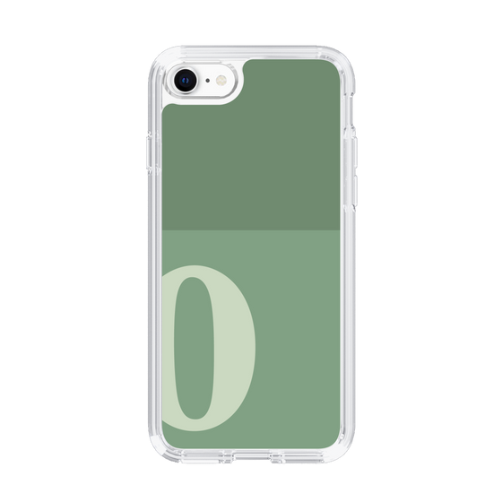 Slim Protection Case［ Original - initial two tone - O green ］