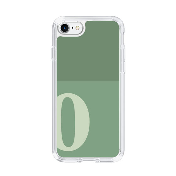 Slim Protection Case［ Original - initial two tone - O green ］