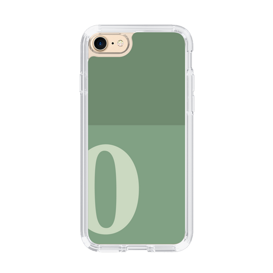 Slim Protection Case［ Original - initial two tone - O green ］