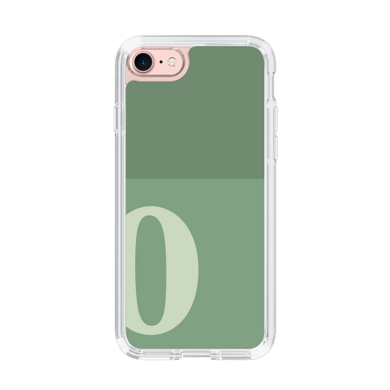 Slim Protection Case［ Original - initial two tone - O green ］
