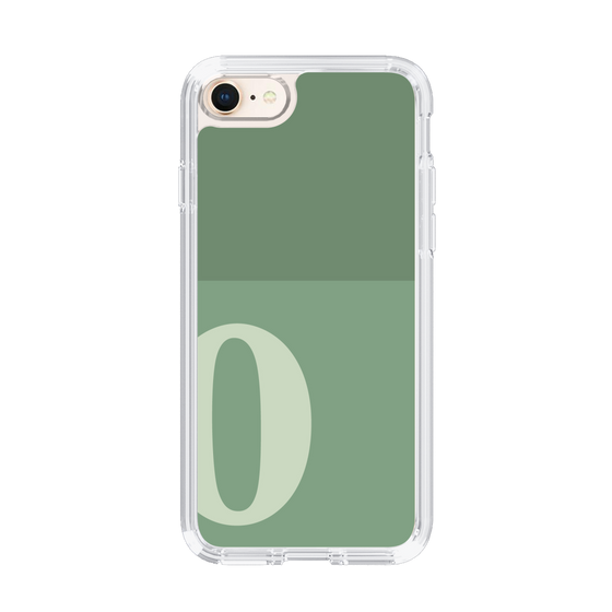 Slim Protection Case［ Original - initial two tone - O green ］
