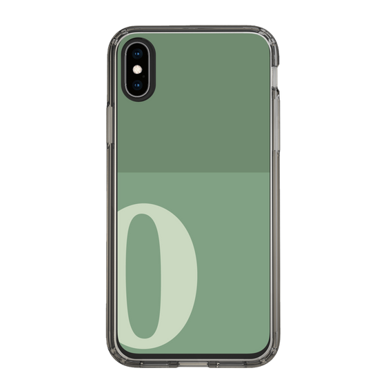 Slim Protection Case［ Original - initial two tone - O green ］