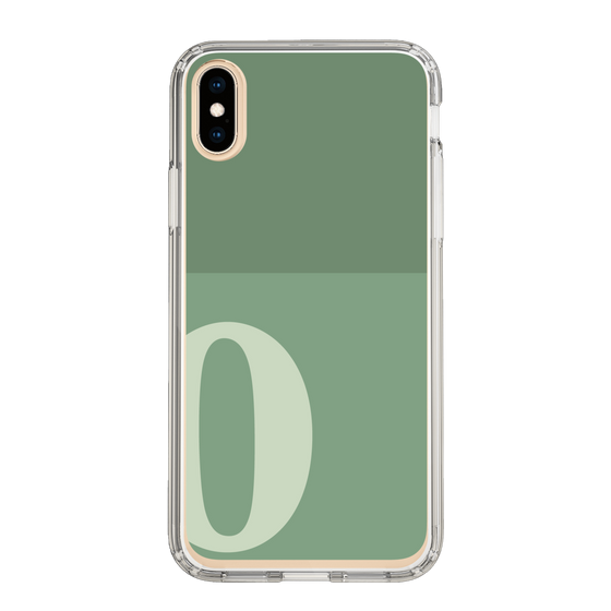 Slim Protection Case［ Original - initial two tone - O green ］