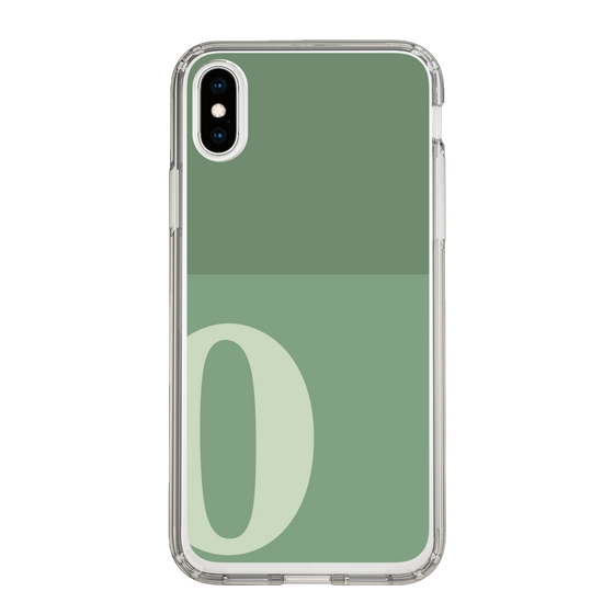 Slim Protection Case［ Original - initial two tone - O green ］