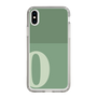 Slim Protection Case［ Original - initial two tone - O green ］