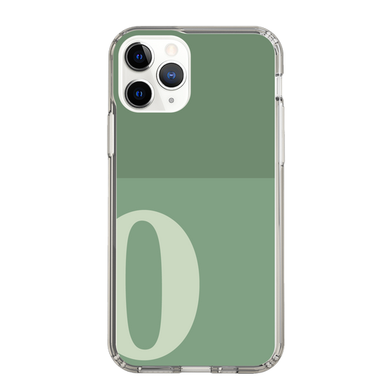 Slim Protection Case［ Original - initial two tone - O green ］