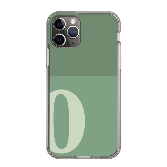 Slim Protection Case［ Original - initial two tone - O green ］
