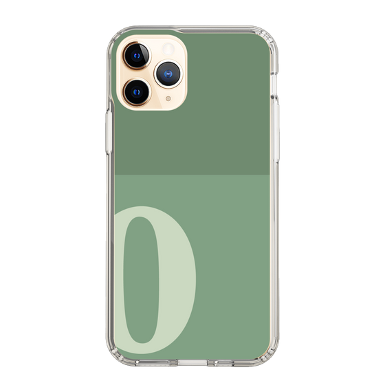 Slim Protection Case［ Original - initial two tone - O green ］