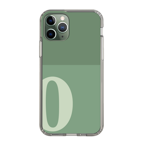 Slim Protection Case［ Original - initial two tone - O green ］