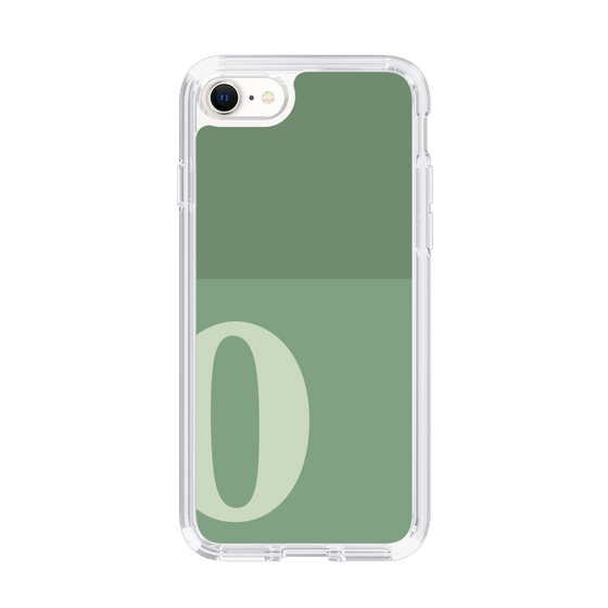 Slim Protection Case［ Original - initial two tone - O green ］