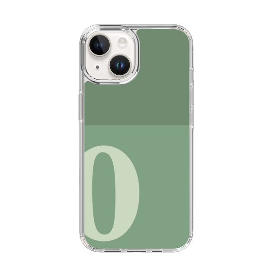Slim Protection Case［ Original - initial two tone - O green ］