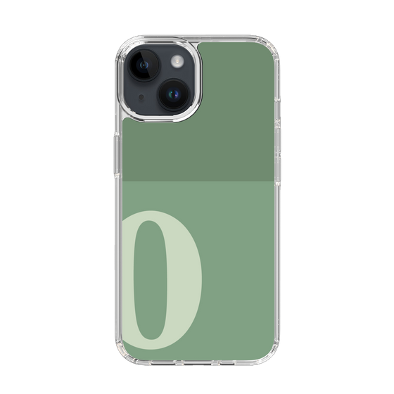 Slim Protection Case［ Original - initial two tone - O green ］