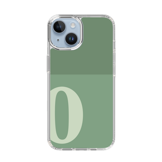 Slim Protection Case［ Original - initial two tone - O green ］