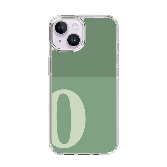 Slim Protection Case［ Original - initial two tone - O green ］