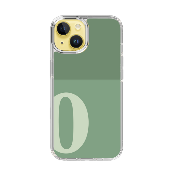Slim Protection Case［ Original - initial two tone - O green ］