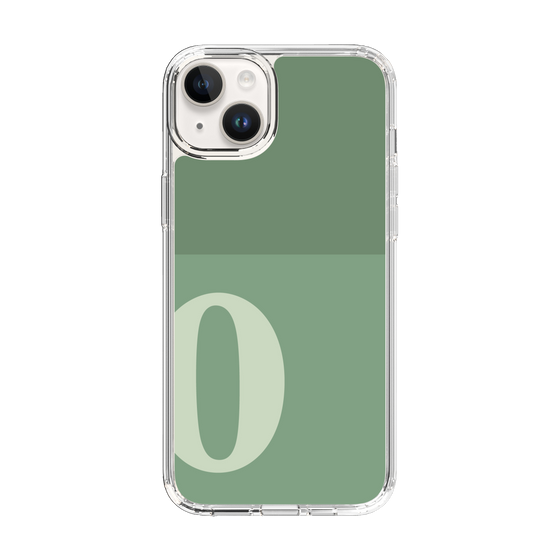 Slim Protection Case［ Original - initial two tone - O green ］