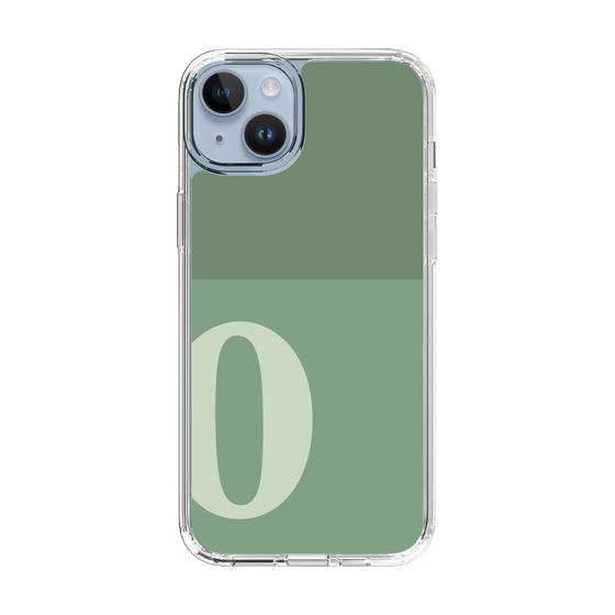 Slim Protection Case［ Original - initial two tone - O green ］