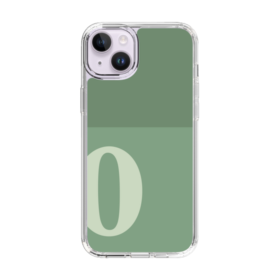 Slim Protection Case［ Original - initial two tone - O green ］