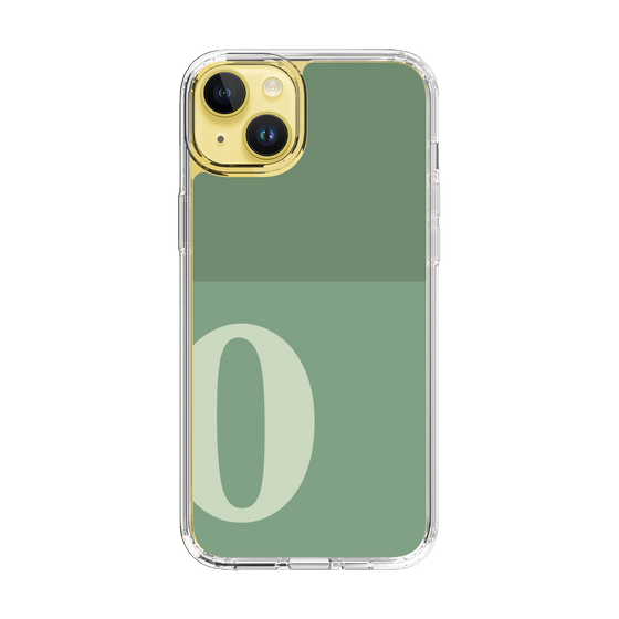 Slim Protection Case［ Original - initial two tone - O green ］