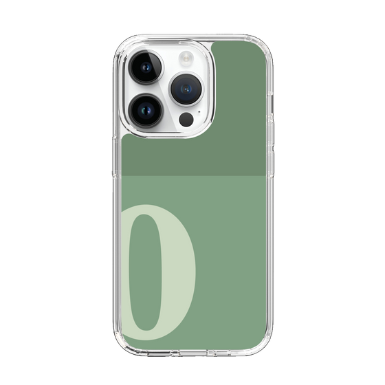 Slim Protection Case［ Original - initial two tone - O green ］