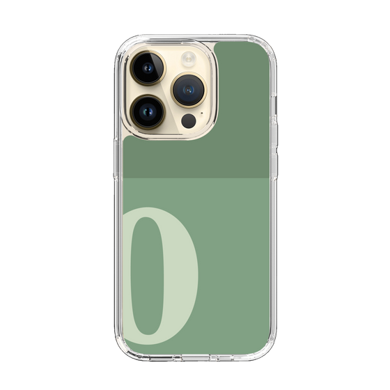 Slim Protection Case［ Original - initial two tone - O green ］