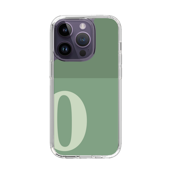Slim Protection Case［ Original - initial two tone - O green ］